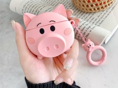 کاور محافظ سیلیکونی ایرپاد طرح خوک Pig Silicone Case Apple Airpods