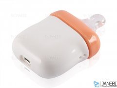 کاور محافظ سیلیکونی ایرپاد طرح شیشه شیر بچه Baby Bottle Silicone Case Apple Airpods