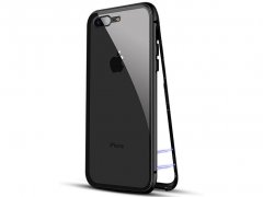 قاب مگنتی و محافظ صفحه شیشه ای آیفون Glass Magnetic 360 Case Apple iPhone 7 Plus/8 Plus