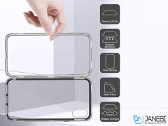قاب مگنتی و محافظ صفحه شیشه ای آیفون Glass Magnetic 360 Case Apple iPhone XS Max