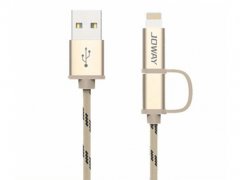 کابل دو سر جووی Joway LI65 2in2 Data Cable 1m