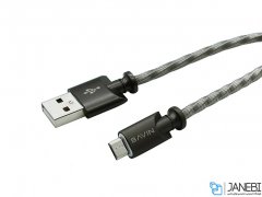 کابل شارژ و انتقال داده فلزی لایتنینگ باوین Bavin CB-101 Lightning Cable 1m