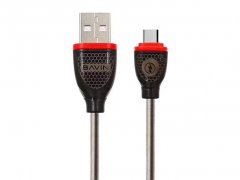 کابل شارژ و انتقال داده فلزی تایپ سی باوین Bavin CB-128 Type-C Cable 1m