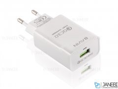 شارژر دیواری سریع و کابل میکرو یو اس بی باوین Bavin PC658Y Micro USB Charger
