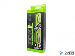 کابل شارژ و انتقال داده میکرو یو اس بی باوین Bavin CB087 Micro USB Cable 1m