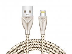 کابل شارژ و انتقال داده لایتنینگ باوین Bavin CB069 Lightning Cable 1m