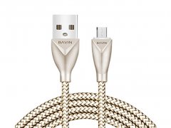کابل شارژ و انتقال داده میکرو یو اس بی باوین Bavin CB069 Micro USB Cable 1m
