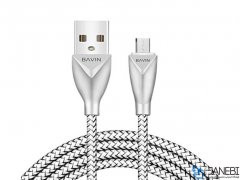 کابل شارژ و انتقال داده میکرو یو اس بی باوین Bavin CB069 Micro USB Cable 1m