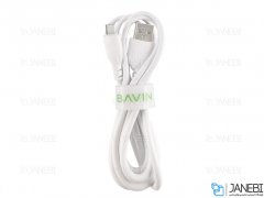 کابل شارژ و انتقال داده تایپ سی باوین Bavin CB-123 Type-C Cable 1m