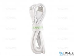 کابل شارژ و انتقال داده تایپ سی باوین Bavin CB-123 Type-C Cable 1m