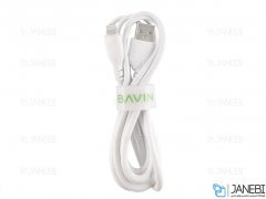 کابل شارژ و انتقال داده لایتنینگ باوین Bavin CB-123 Lightning Cable 1m