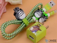 پک محافظ کابل شارژ آیفون توتورو Charger Protector Pack Totoro