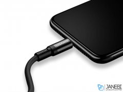 کابل لایتنینگ رقص نور یوسامز Usams U16 Volume Control Led Lightning Cable 1m