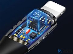 کابل هوشمند لایتنینگ یوسامز Usams U-Tone Series Lightning Cable 2m