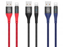 کابل هوشمند لایتنینگ یوسامز Usams U+ Series Lightning Cable 1.2m