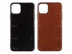 قاب طرح چرم آیفون Huanmin Leather Case Apple iPhone 11 pro
