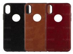 قاب طرح چرم آیفون Huanmin Leather Case Apple iPhone XR