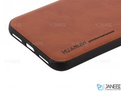 قاب طرح چرم آیفون Huanmin Leather Case Apple iPhone XR