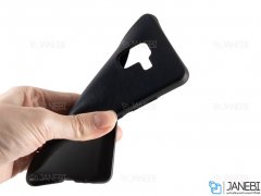 قاب طرح چرم سامسونگ Huanmin Leather Case Samsung Galaxy A8 2018