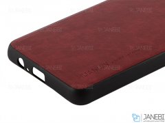 قاب طرح چرم سامسونگ Huanmin Leather Case Samsung Galaxy A6 Plus 2018