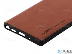 قاب طرح چرم سامسونگ Huanmin Leather Case Samsung Galaxy Note 10 Plus