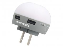 شارژر دیواری و چراغ خواب پرومیت Promate Glint Wall Charger