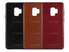 قاب طرح چرم سامسونگ Huanmin Leather Case Samsung Galaxy S9
