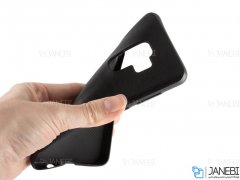 قاب طرح چرم سامسونگ Huanmin Leather Case Samsung Galaxy S9 Plus