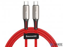 کابل شارژ سریع و انتقال داده تایپ سی بیسوس Baseus Water Drop Shape Lamp Type-C Cable 1m