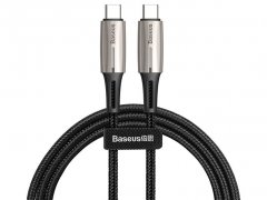 کابل شارژ سریع و انتقال داده تایپ سی بیسوس Baseus Water Drop Shape Lamp Type-C Cable 1m