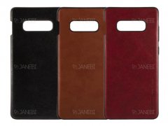 قاب طرح چرم سامسونگ Huanmin Leather Case Samsung Galaxy S10e