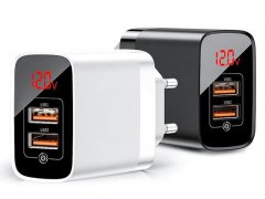 آداپتور دو پورت سریع بیسوس Baseus Mirror Lake BS-E912 Charger