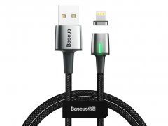 کابل آهنربایی لایتنینگ بیسوس Baseus Lightning Zinc Magnetic Cable 1m/2.4A