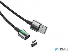 کابل آهنربایی لایتنینگ بیسوس Baseus Lightning Zinc Magnetic Cable 1m/2.4A
