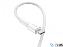 کابل تایپ سی بیسوس Baseus mini white Type-C Cable 1m/3A