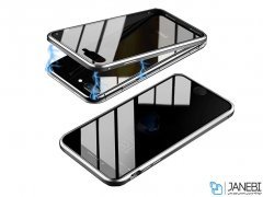 قاب مگنتی و محافظ صفحه حفظ حریم شخصی آیفون Privacy Glass Magnetic 360 Case Apple iPhone 7/8 Plus