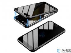قاب مگنتی و محافظ صفحه حفظ حریم شخصی آیفون Privacy Glass Magnetic 360 Case Apple iPhone 7/8 Plus
