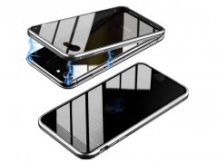 قاب مگنتی و محافظ صفحه حفظ حریم شخصی آیفون Privacy Glass Magnetic 360 Case Apple iPhone 7/8