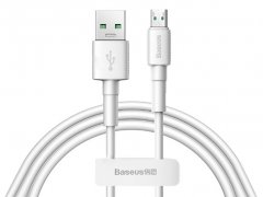 کابل شارژ سریع میکرو یو اس بی بیسوس Baseus Mini White Micro USB Cable 50cm