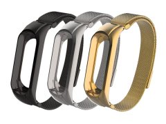 بند فلزی دستبند شیائومی Xiaomi Mi Band 3/4 Metal Magnetic Strap
