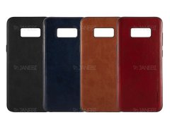 قاب طرح چرم سامسونگ Huanmin Leather Case Samsung Galaxy S8 Plus