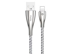 کابل شارژ و انتقال داده لایتنینگ فلزی توتو Totu King Kong Series || Lightning Cable 1m