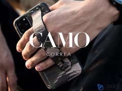 قاب محافظ استندینگ طرح چریکی ویوا مادرید آیفون Viva Madrid Camou Interated Video Stand Iphone 11 Pro Max