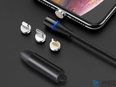 کابل شارژ فست سه سر آهنربایی راک Rock G1 Magnetic Cable Fast Charge 1m