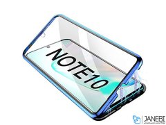 قاب مگنتی و محافظ صفحه شیشه ای سامسونگ Glass Magnetic 360 Case Samsung Note 10