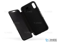 کیف محافظ چرم آیفون VPG Magnetic Leather Cover iPhone X/XS
