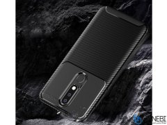 قاب ژله ای فیبر کربن نوکیا Becation Carbon Fiber Case Nokia 5.1 Plus/X5