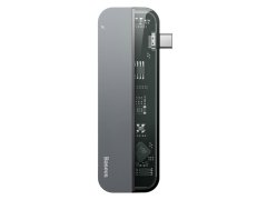 هاب آداپتور تایپ سی بیسوس Baseus Transparent Type-C HUB Adapter