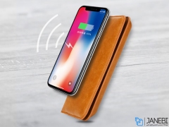 پاوربانک شارژر وایرلس و کیف چرمی ظرفیت ۶۰۰۰ Zhuse ZS-PB-025 6000mAh
