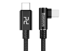 کابل شارژ سریع تایپ سی به لایتنینگ سریع بیسوس Baseus MVP Elbow PD Flash Charge Cable 2M